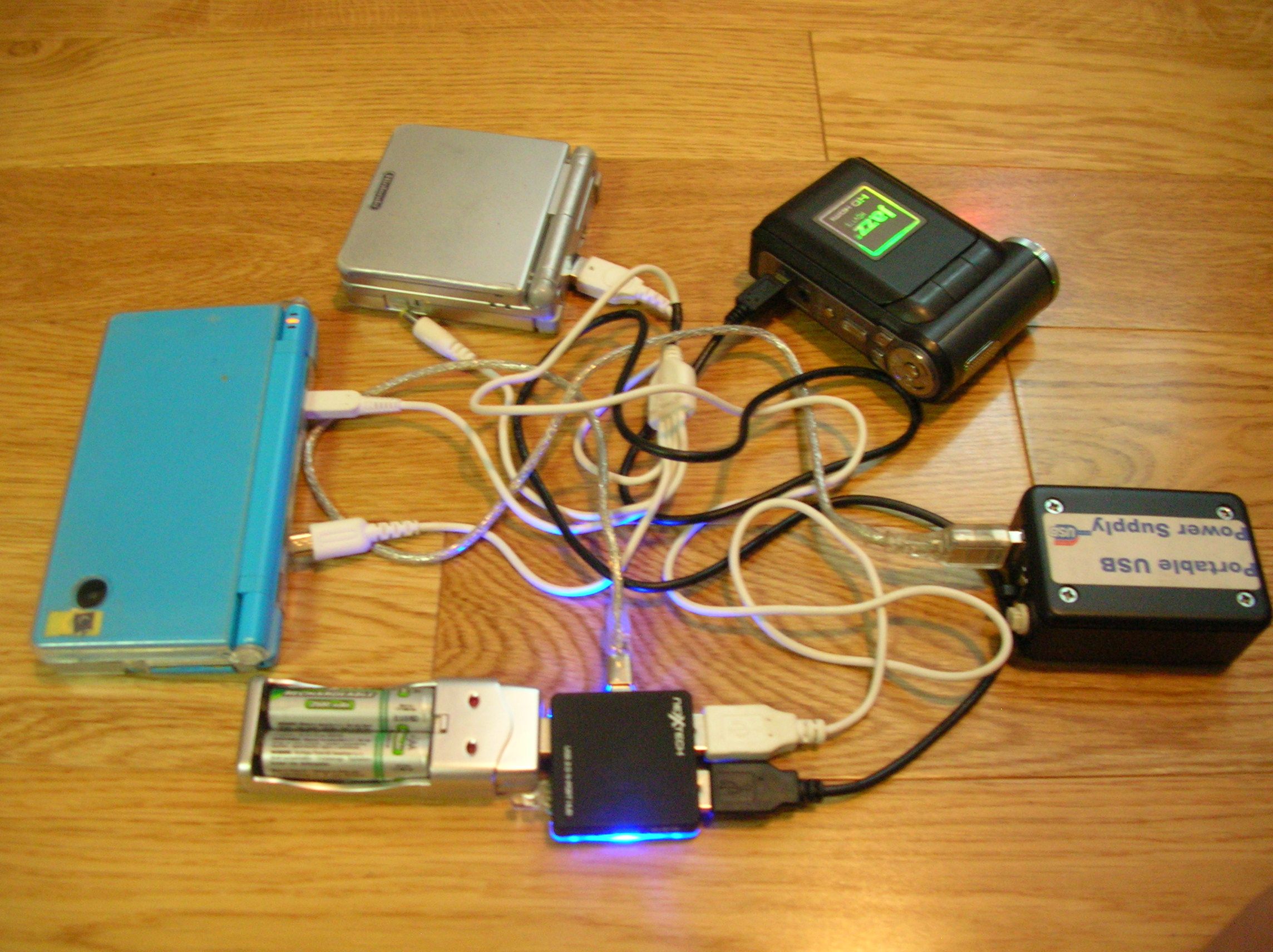 How to Charge Your Ipod, Camera, Cellphone or Handheld Game Console on the Go