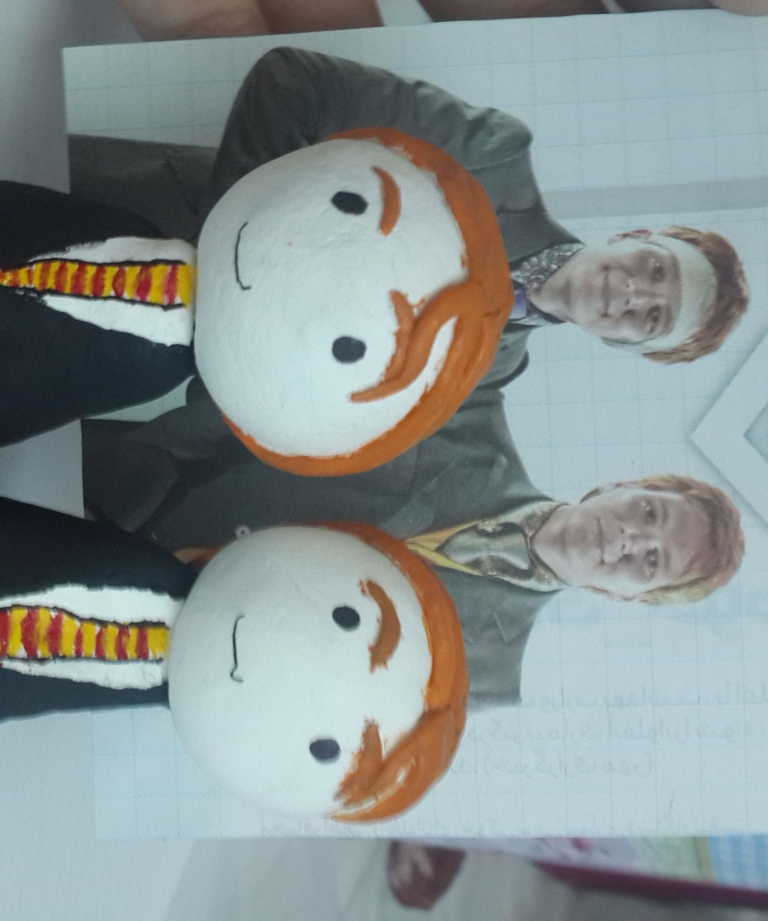 Fred and George Weasley Statue With Clay Harry Potter Stuff
