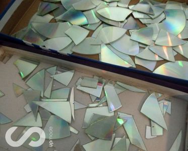 HOW TO: Use Old CDs for Mosaic Craft Projects - DIY Kitchen Backsplash ...