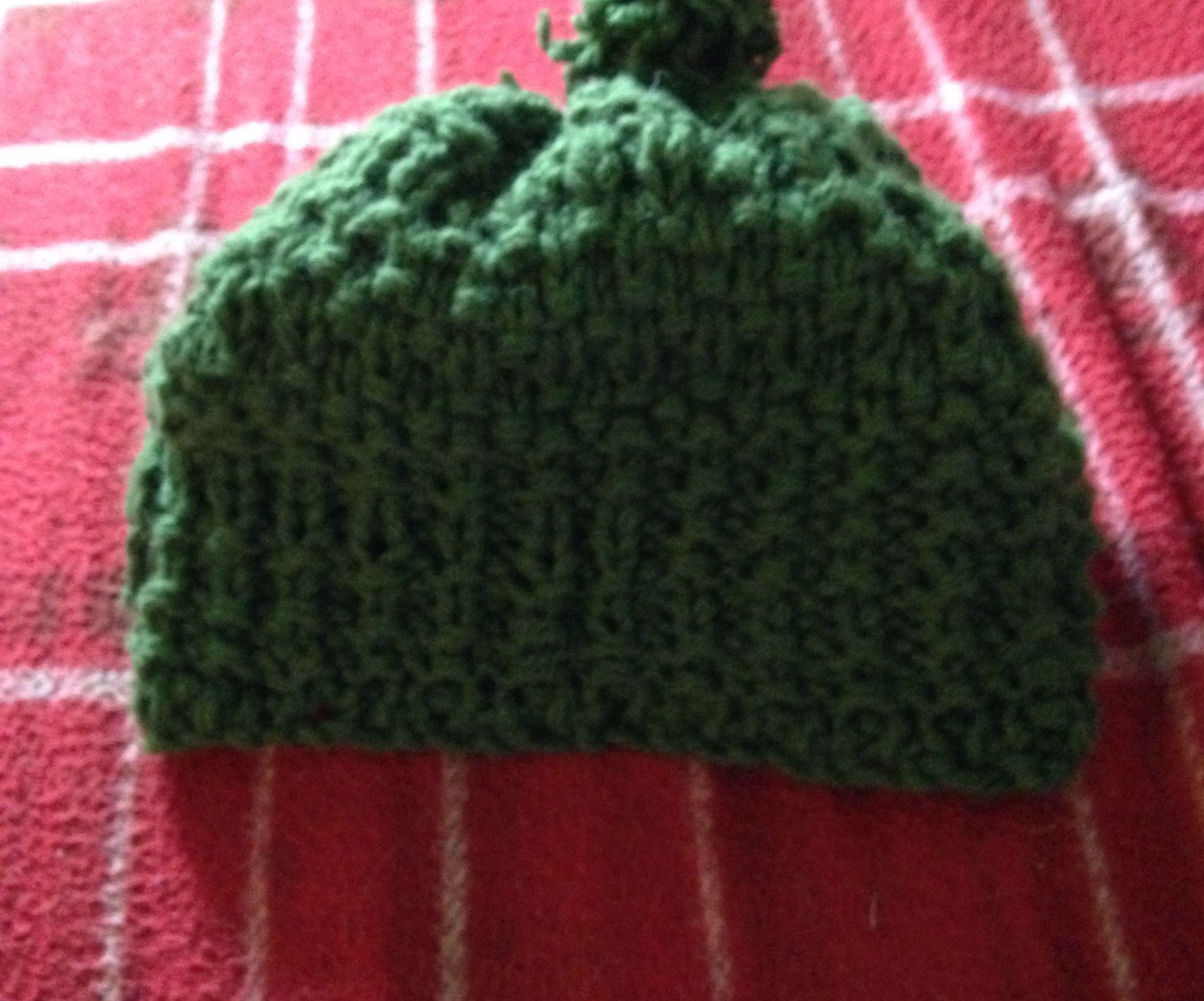 Wooly Knitted Beanie Hat 