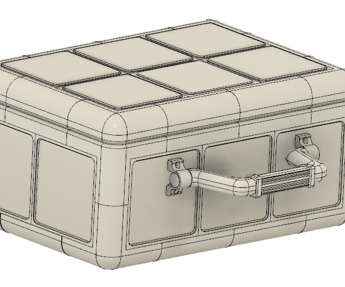 Modular 3D Printed Hardbox
