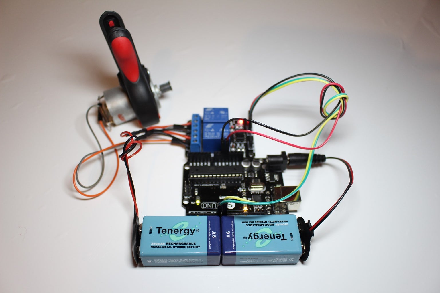 DIY: Relay Switch Motor Controller - Arduino : 4 Steps (with Pictures ...