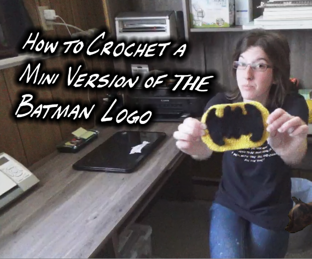 How to Crochet a Mini Version of the Batman Logo