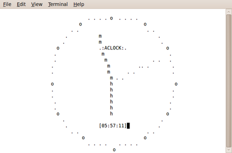 Analog Clock in Progress.
