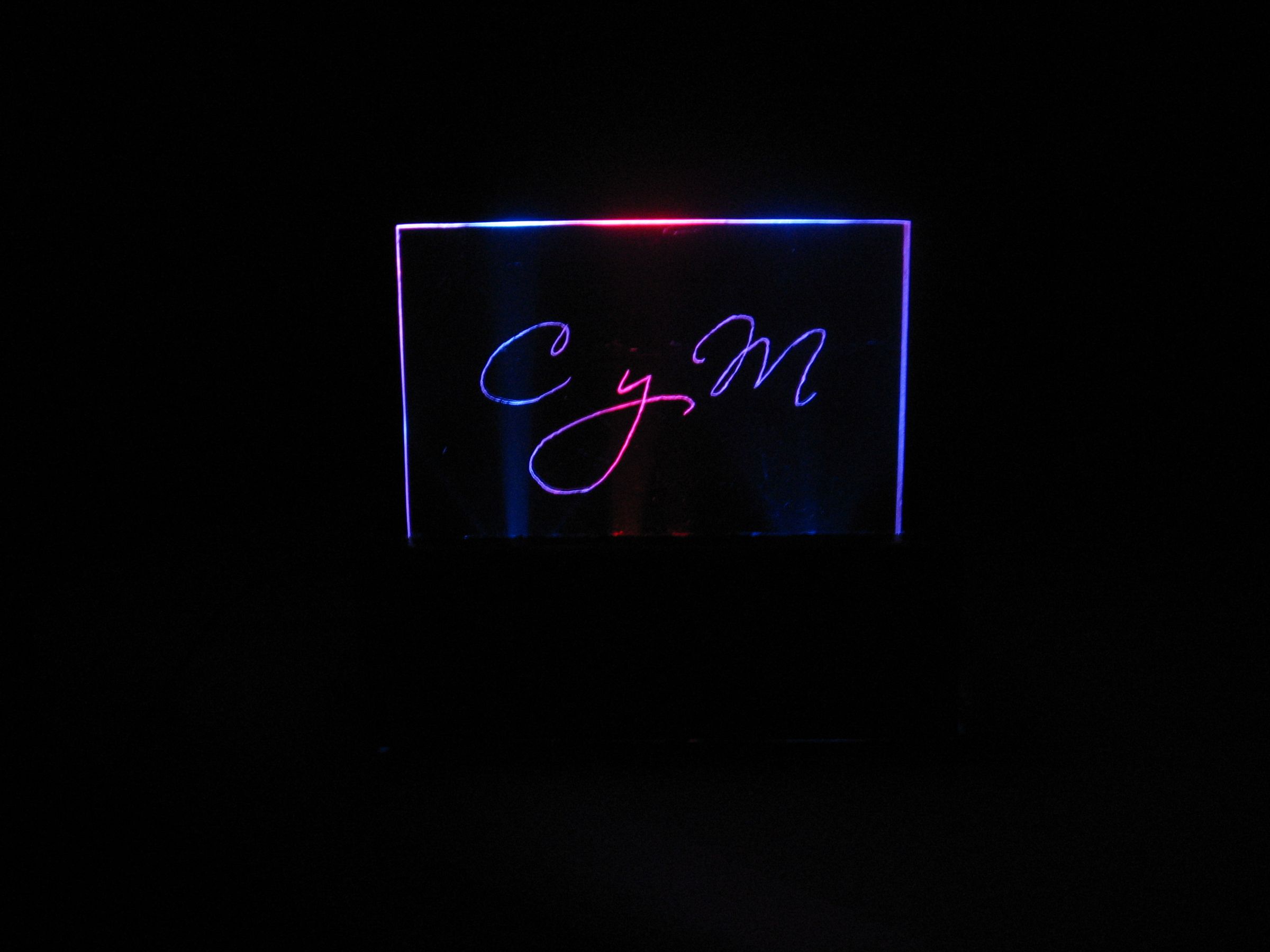 San Valentines Gift.. Acrylic and Leds!