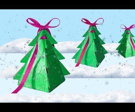 DIY Crafts - How to Make Christmas Box  Tree / DIY Project - Paper Craft Ideas / DIY Beauty and Easy