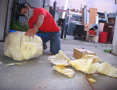 Create a Rough Version of the Shape, in Foam.