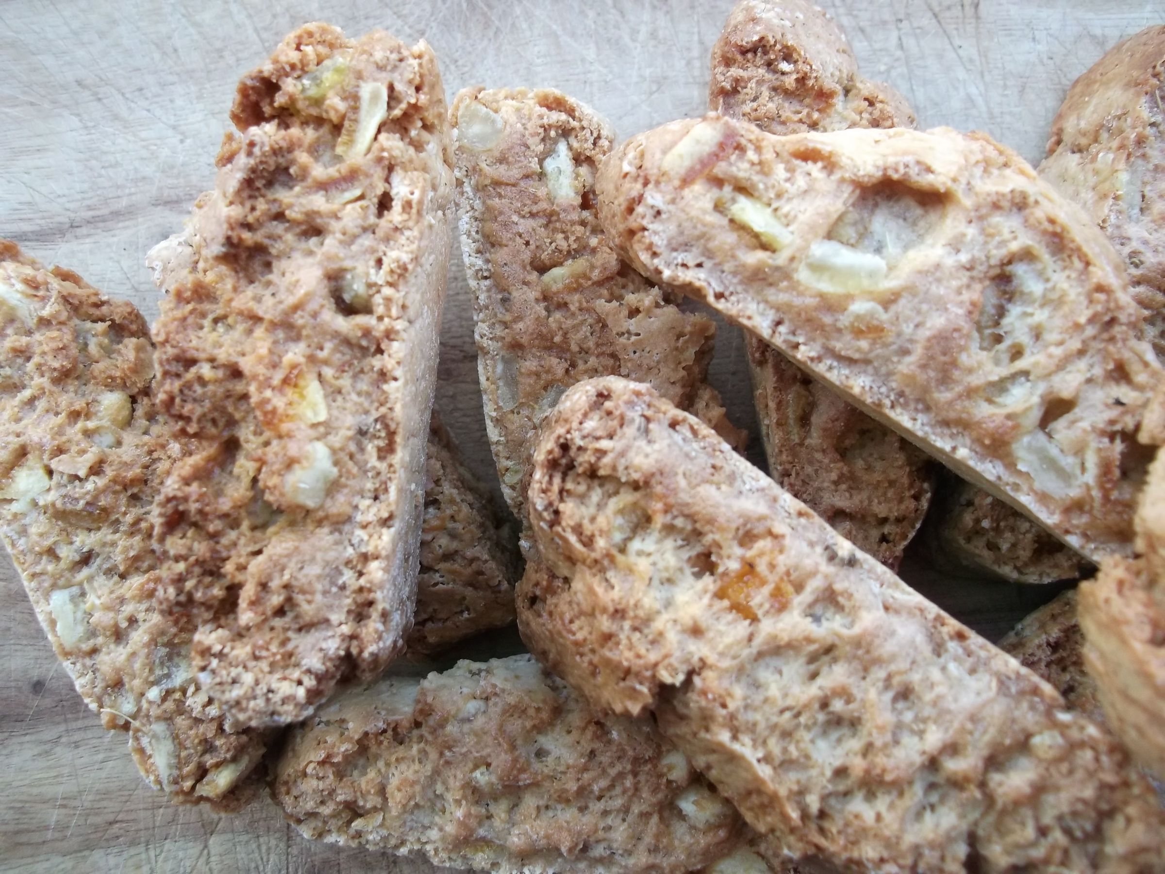 Candied Peel and Aniseed Biscotti