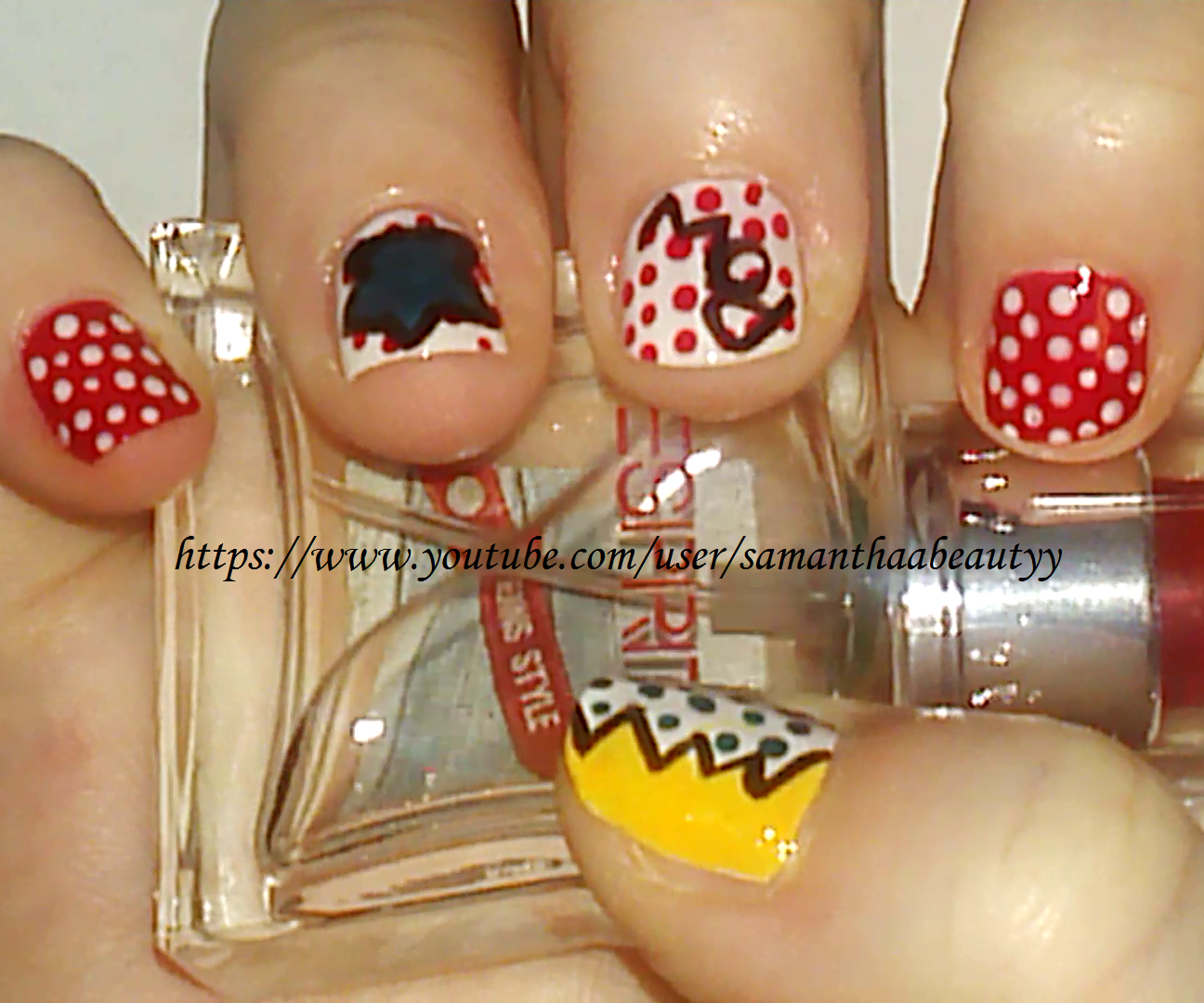 Comic Book Nail Art Tutorial | Samantha Beauty