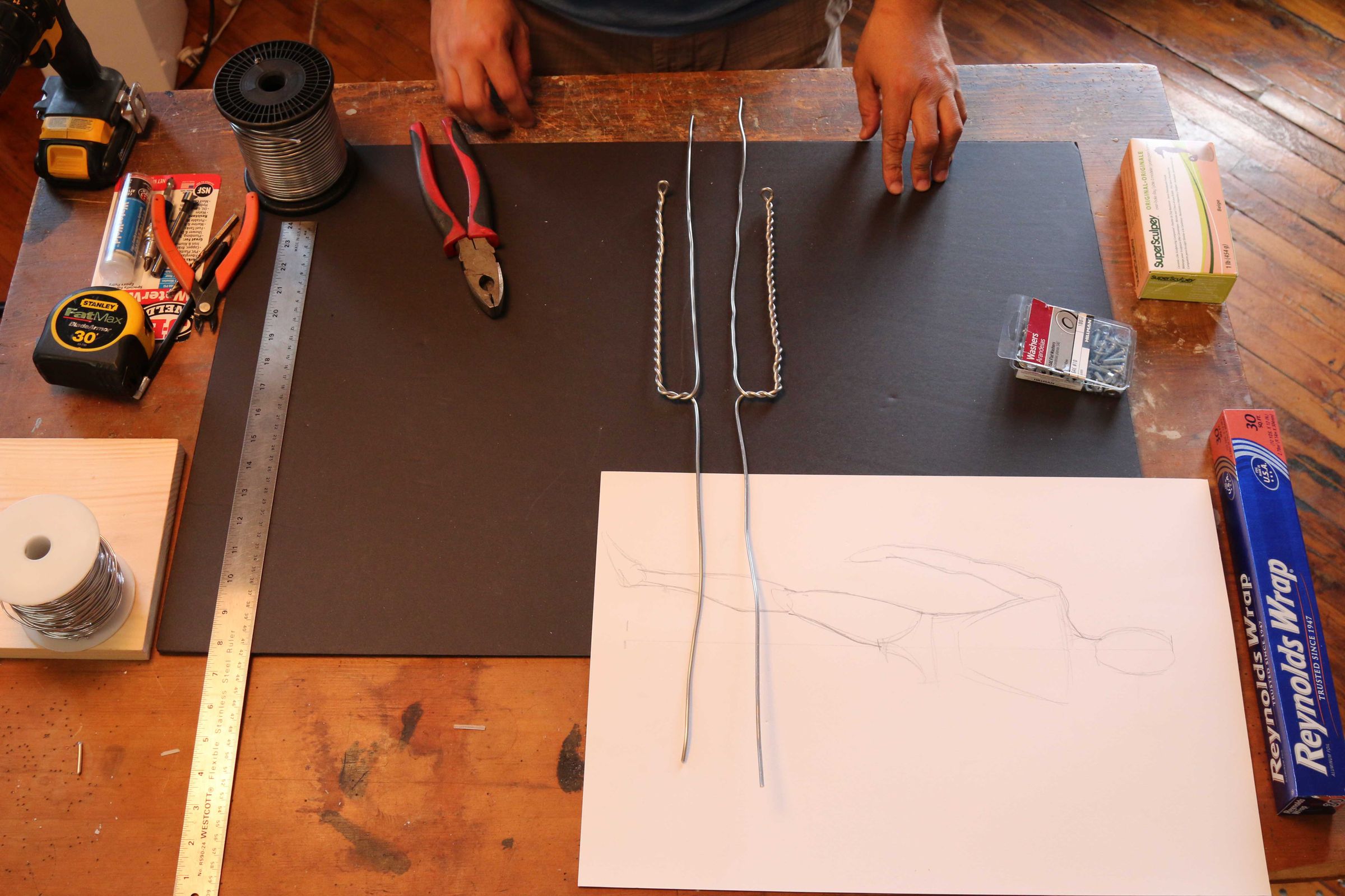Making an Armature for a Clay Sculpture : 21 Steps (with Pictures ...