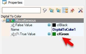 In Visuino Set Components