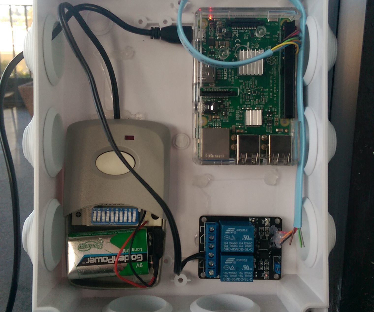 PIGate, Web Enabled Garage Door/gate Opener