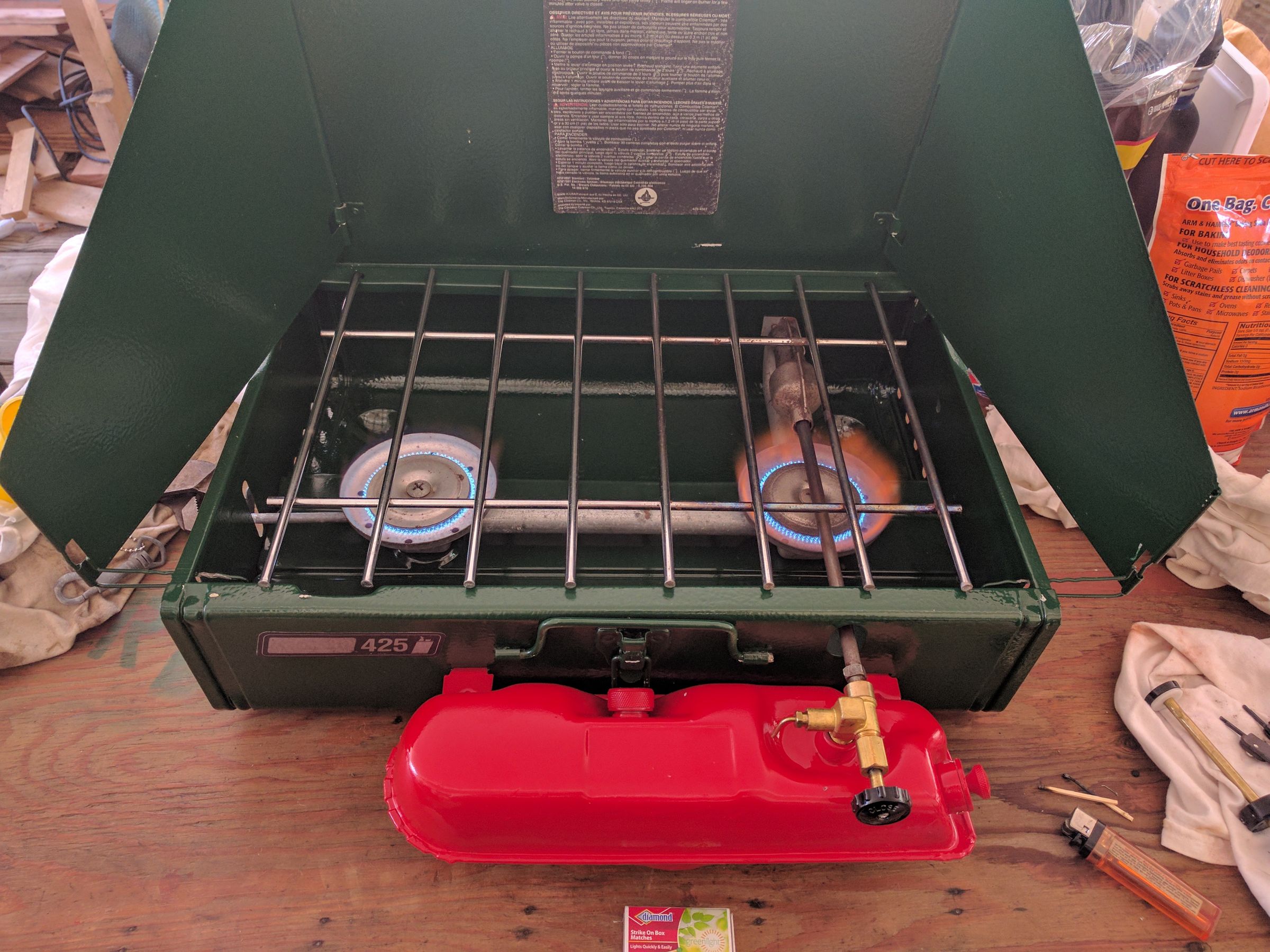 Coleman Stove (tank/valves) Refurbished 4 Steps (with Pictures