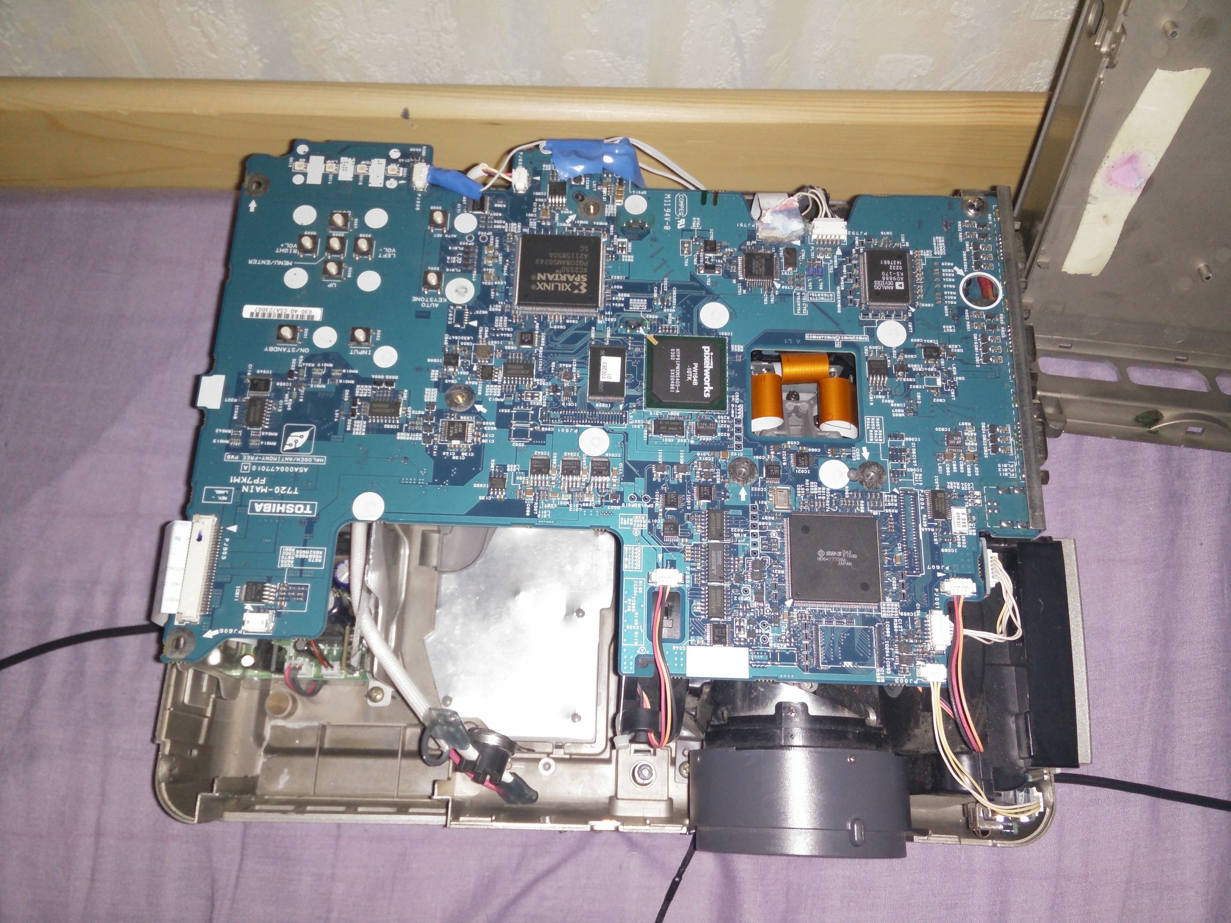 100w LED Toshiba Projector Mod [WIP]