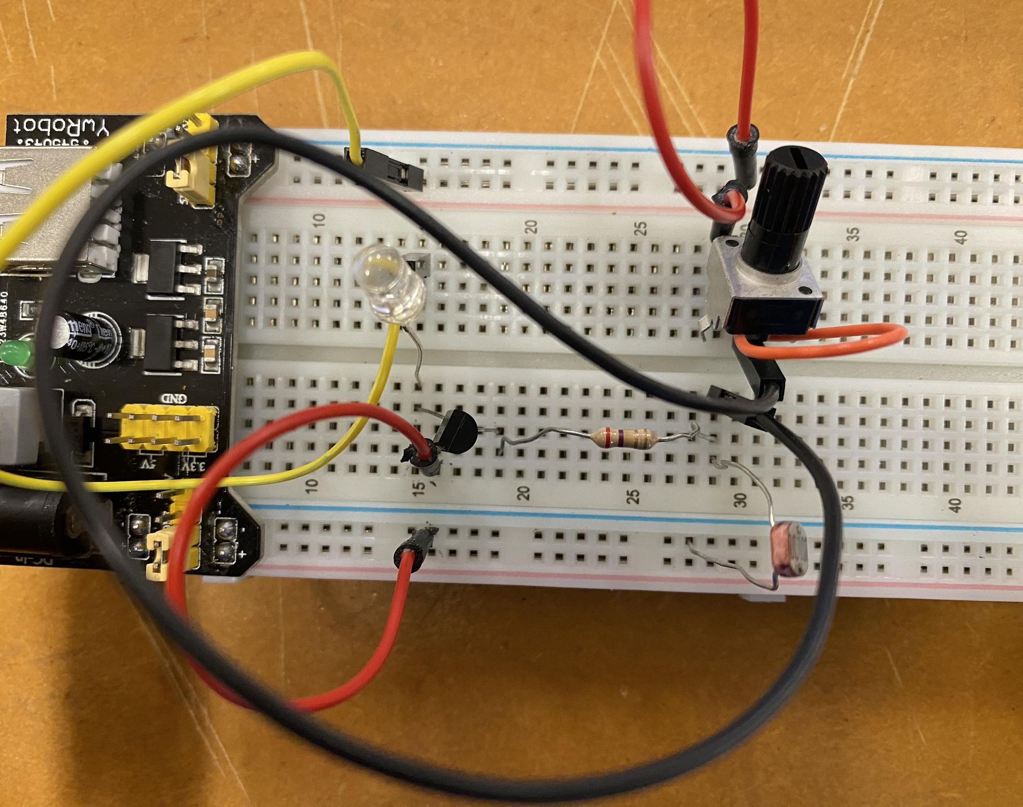 Light Up in the Dark Circuit (LDR) : 3 Steps - Instructables
