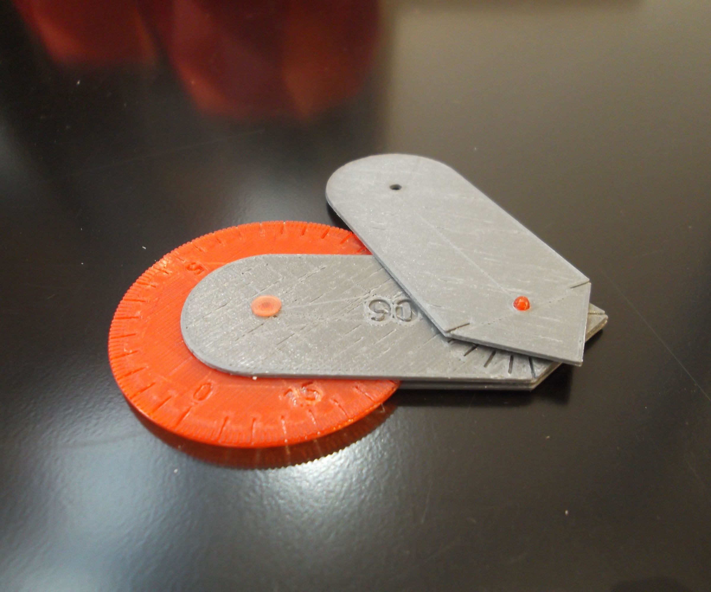 Pocket Sized Ruler and Angle Meter