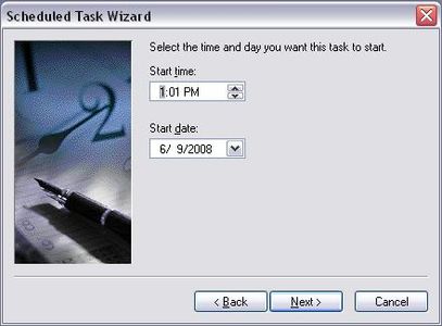 Adding a Scheduled Task