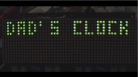 Father's Day "Pong Clock"