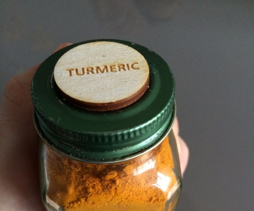 Laser Etched Spice Labels