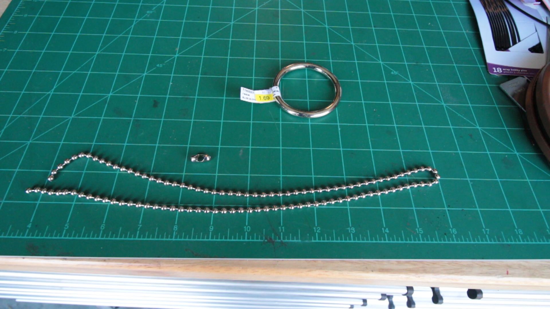 Ring on a Chain Magic Trick DIY Pocket Size 4 Steps Instructables