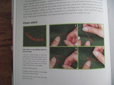 Embroider Stems and Leaves