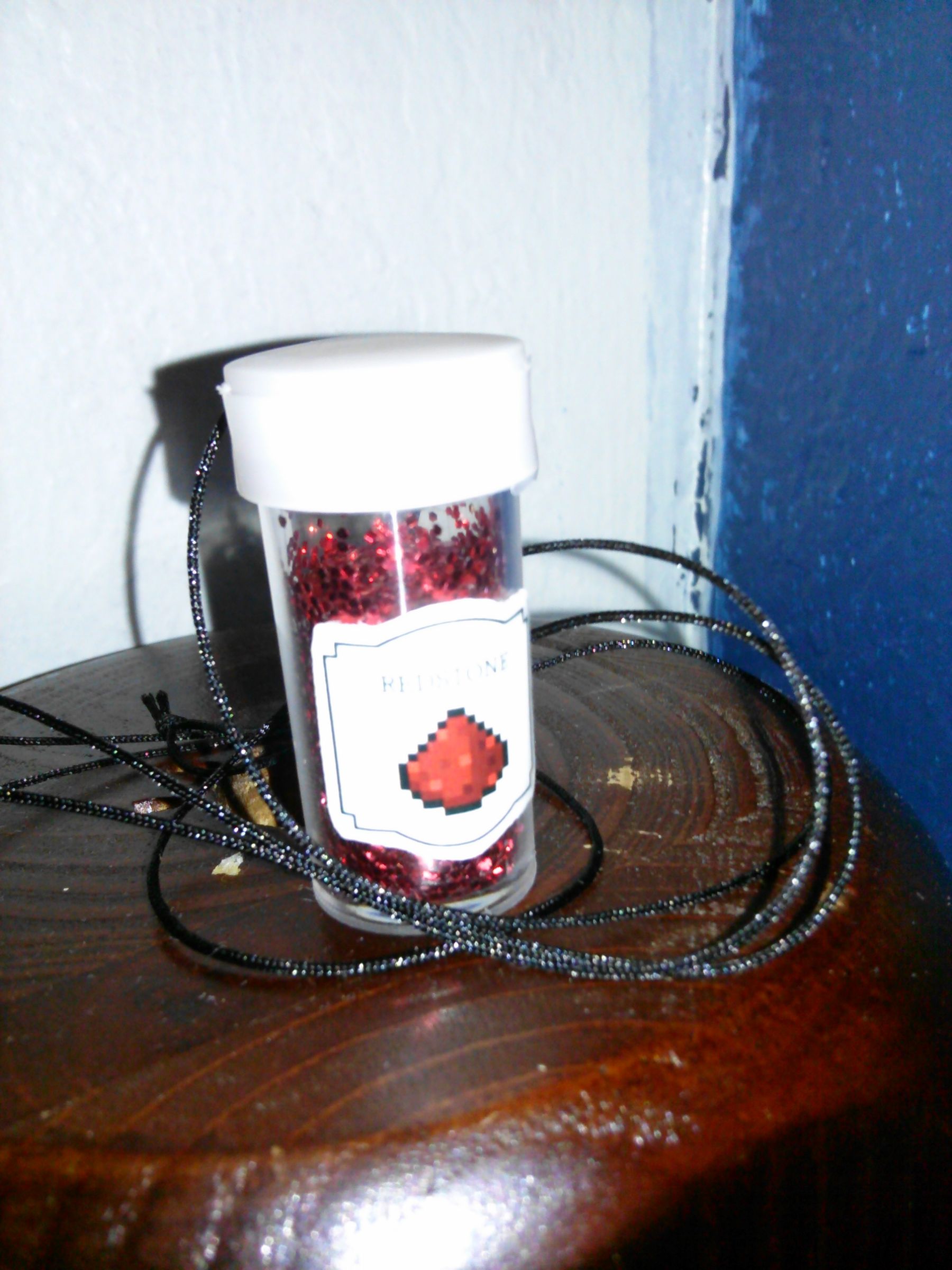 Minecraft Red Stone keychain/ necklace