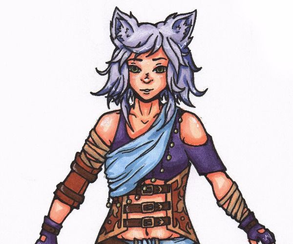 Copic / Marker Coloring and Lining Tutorial