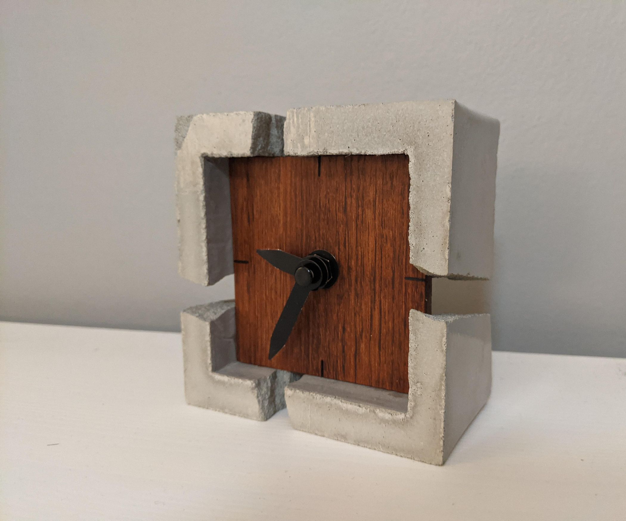 Rubble Desk Clock : 5 Steps (with Pictures) - Instructables