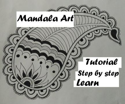 Mandala Leaf Design. Learn How To