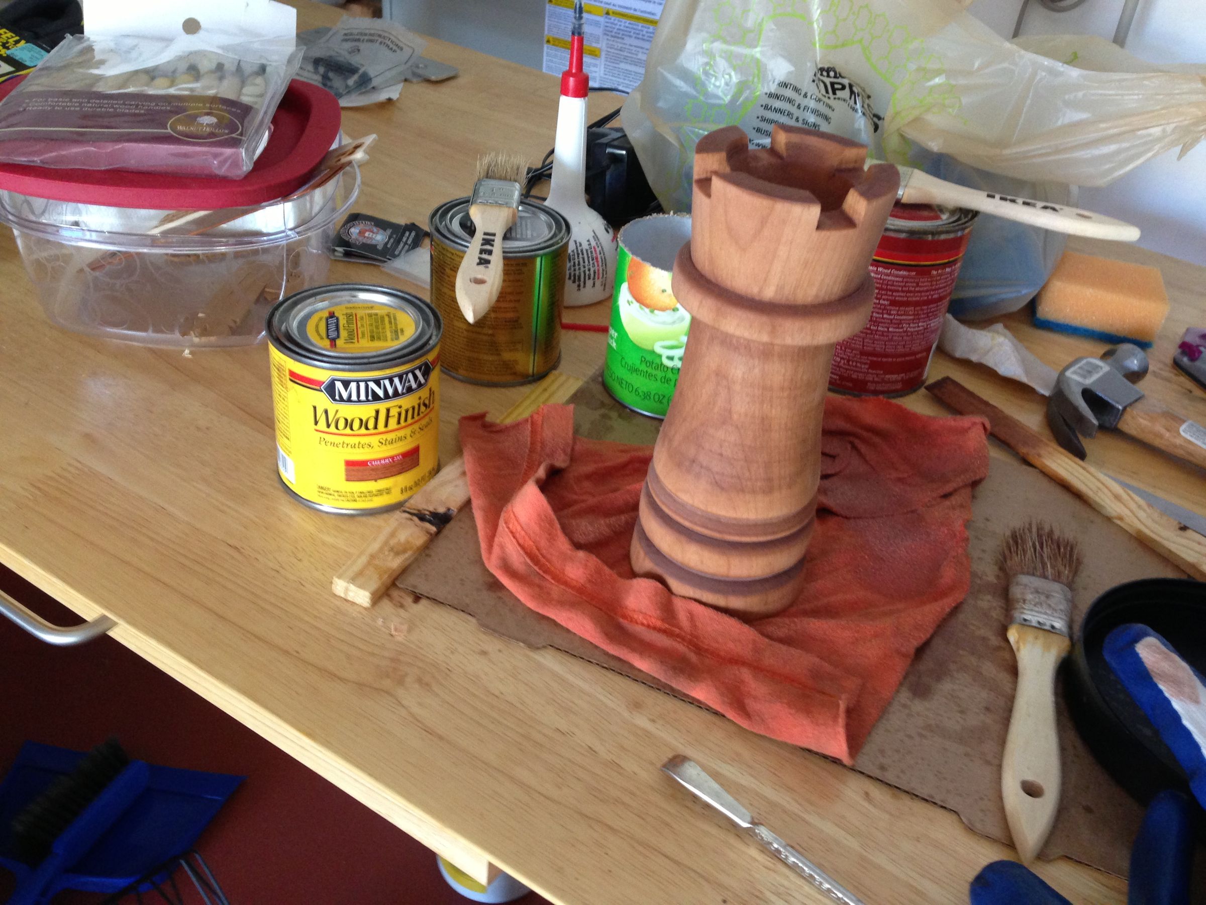 Wooden Chess Rook Piece for the Coffee Table : 9 Steps (with Pictures ...