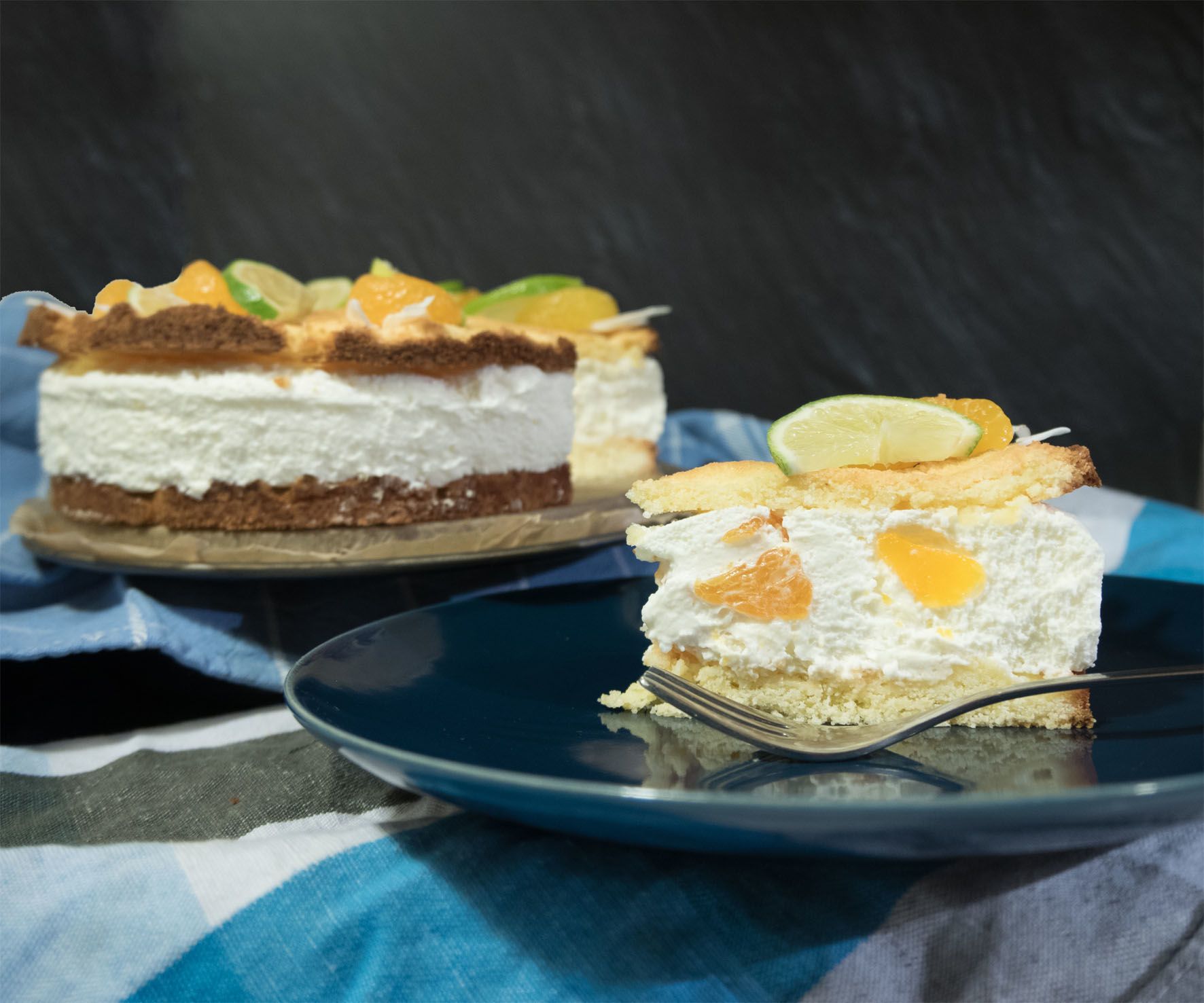 Delicious Tropical Cream Cake (Gluten-free, Gelatin Free)