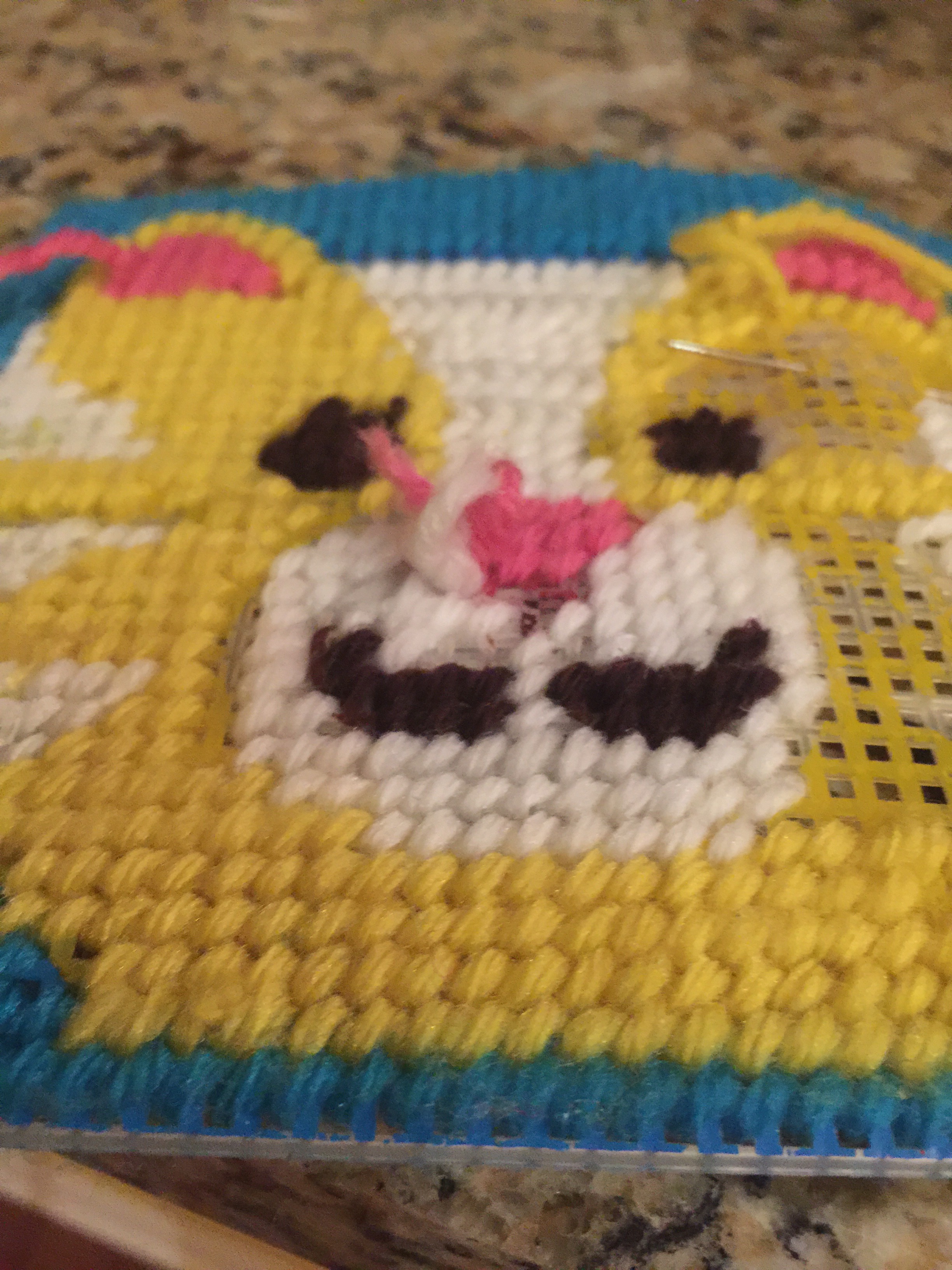 Cute Cross Stitch Photo Frame