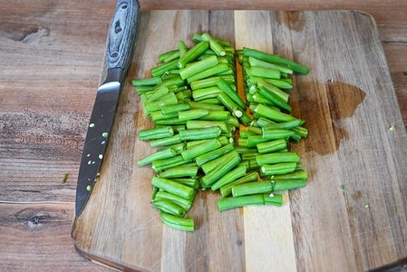 Prepare the Green Beans and Potatoes