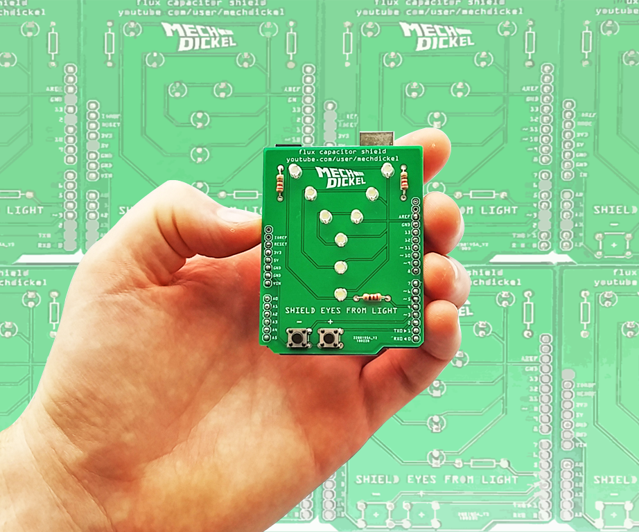 Flux Capacitor Shield for Arduino