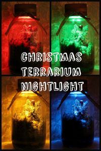 Christmas Terrarium Nighlight