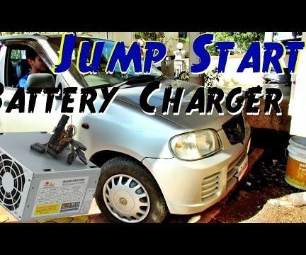 Jump Start a Car in 5 Minutes ! - With DIY 12v Dead Car Battery Charger