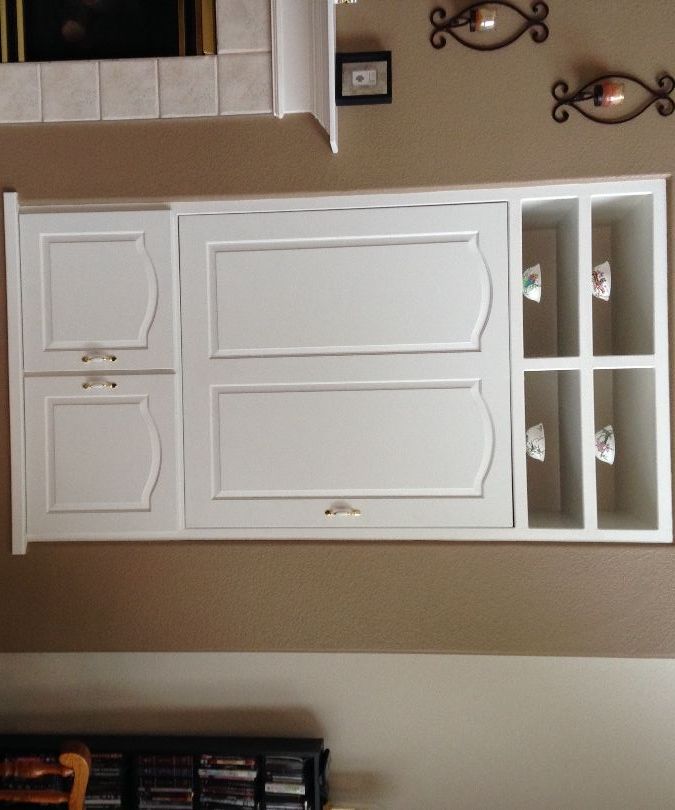 Hide Your TV Behind a Rotating Door