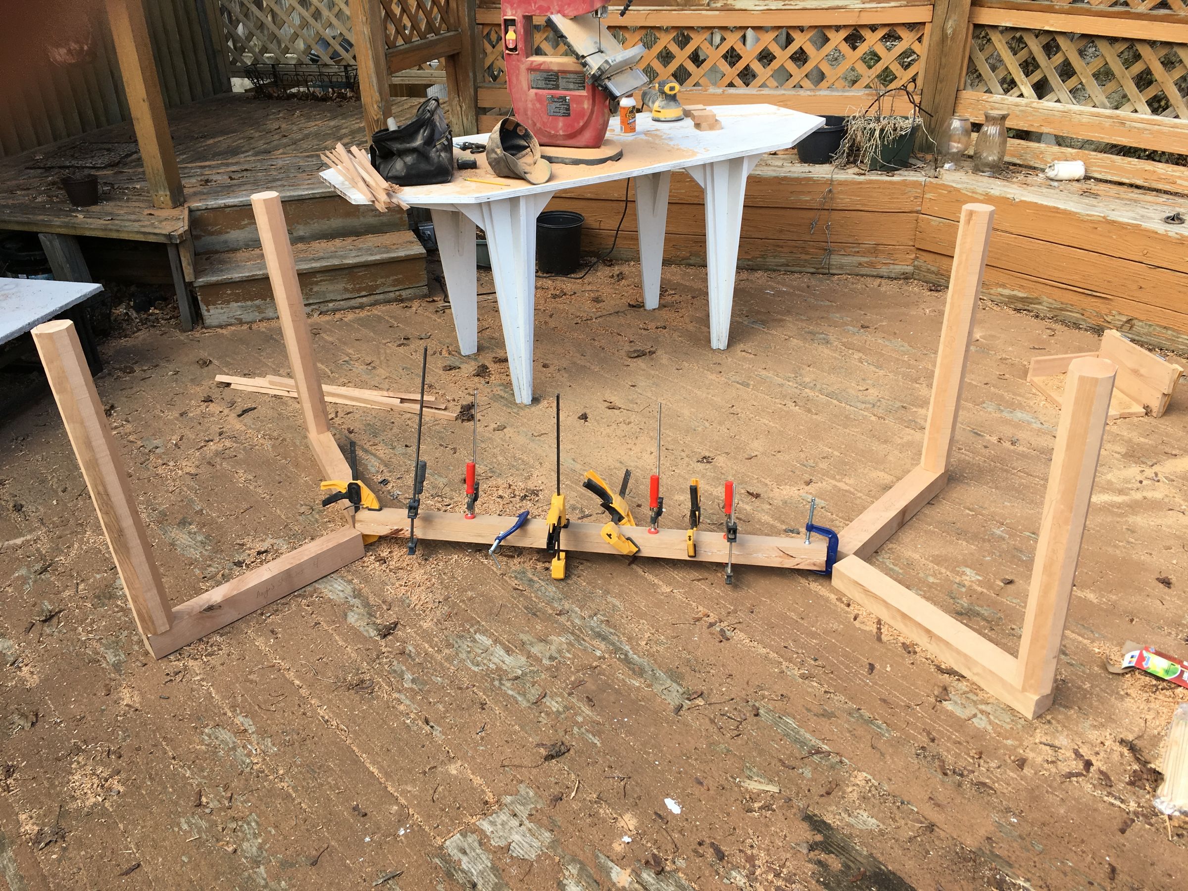 Live Edge Black Walnut and Cherry Hayrake Dining Room Table : 11 Steps ...