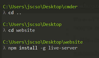 Host Website Locally Using Live-server