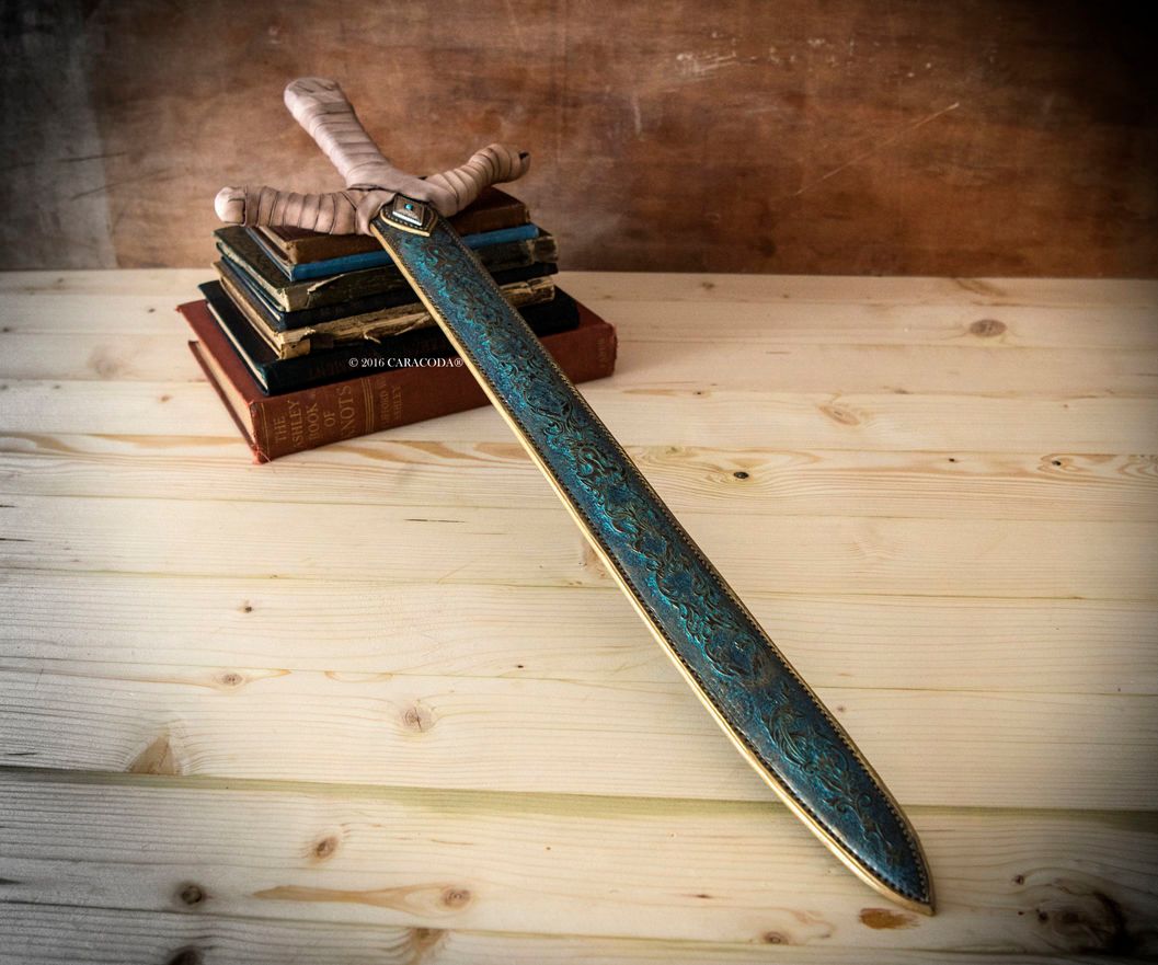 Excalibur, Antique Leather Sword