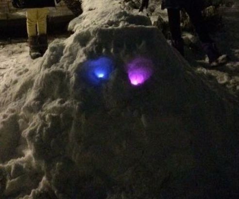 Glowing Snow Mump