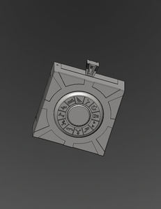 Stargate 3D Locket With Hidden Locking Mechanism