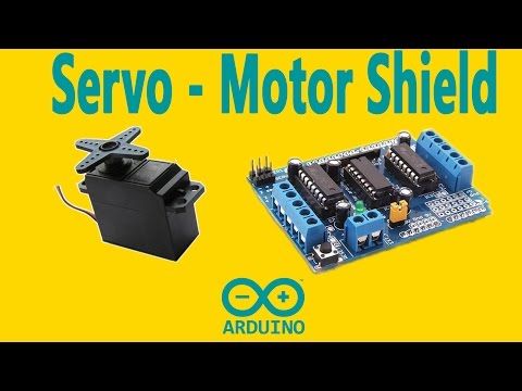 Arduino : How to Control Servo Motor With Motor Shield : 5 Steps (with  Pictures) - Instructables