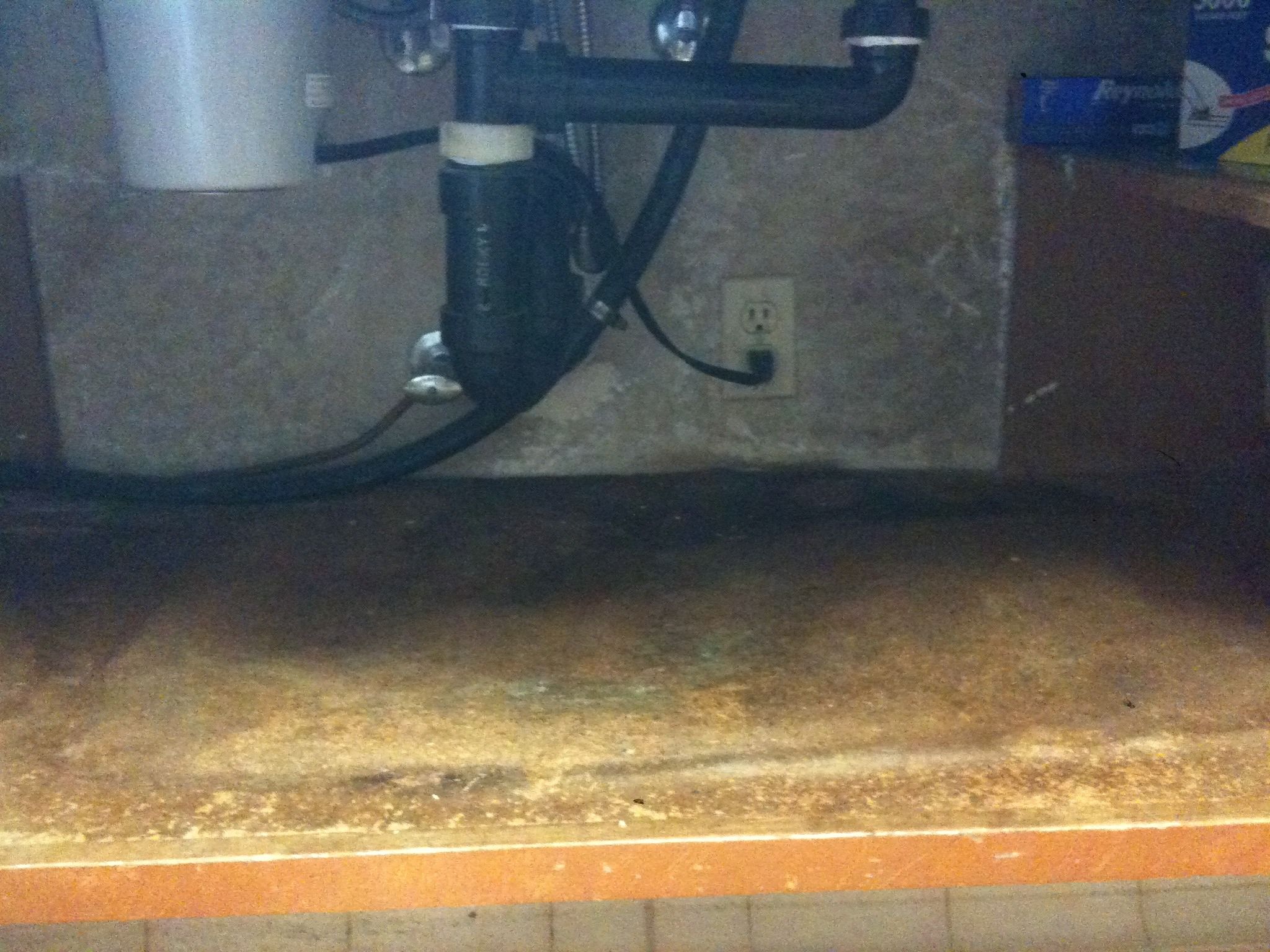 Replacing Water Damaged Sink Cabinet