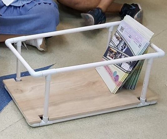 Pvc Pipe Bookshelf 6 Steps Instructables