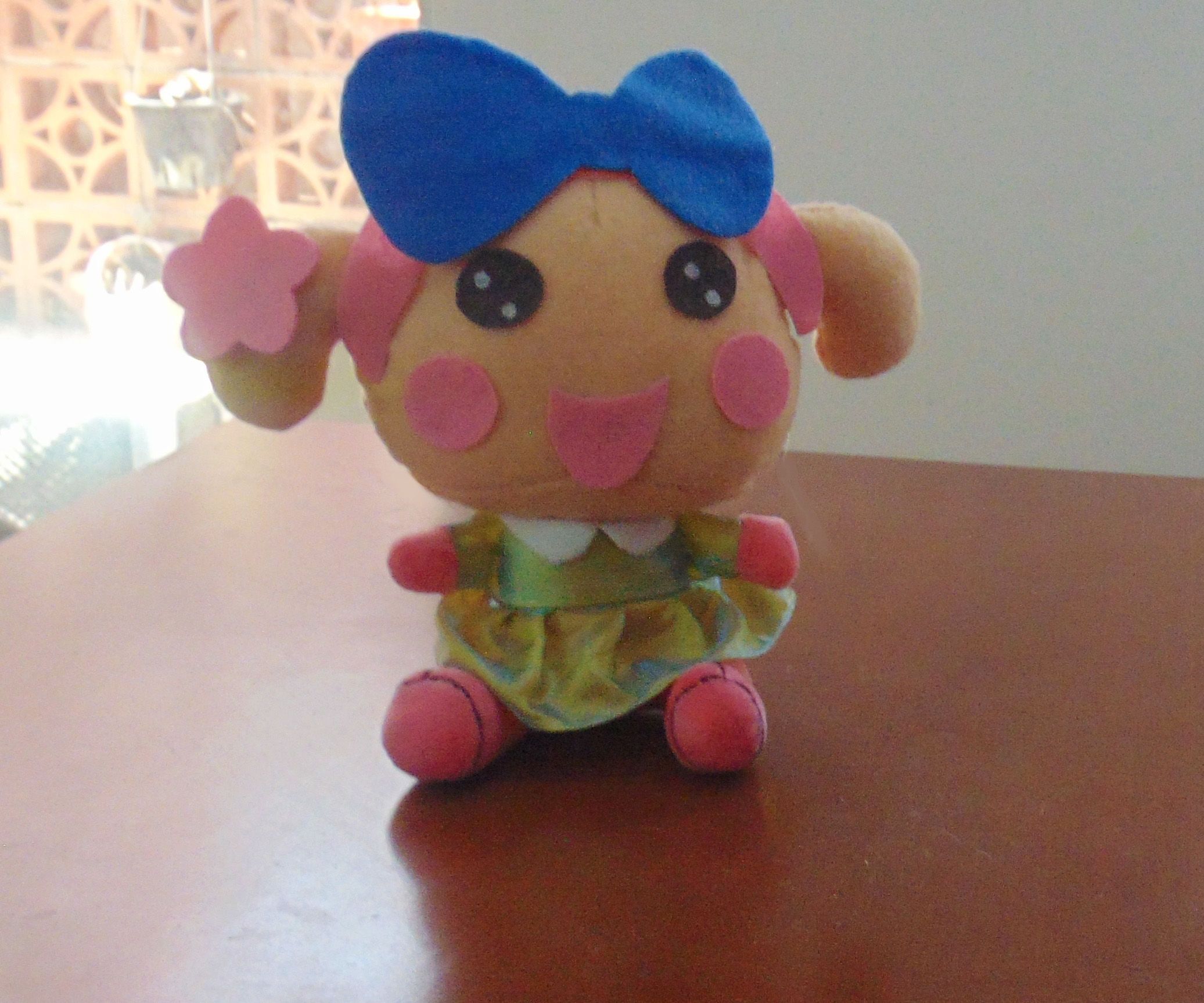 Miss La Sen in Dress Felt Plush Toy