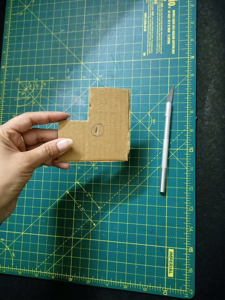 Transfer the Set on Cardboard Pieces