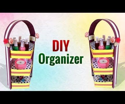DIY Recycled Crafts: How to Make DIY Cardboard Organizer