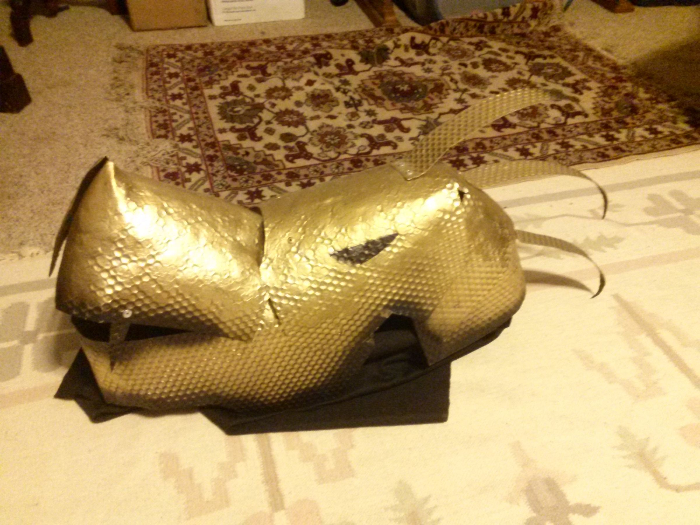 Golden Dragon Mask/ Helmet