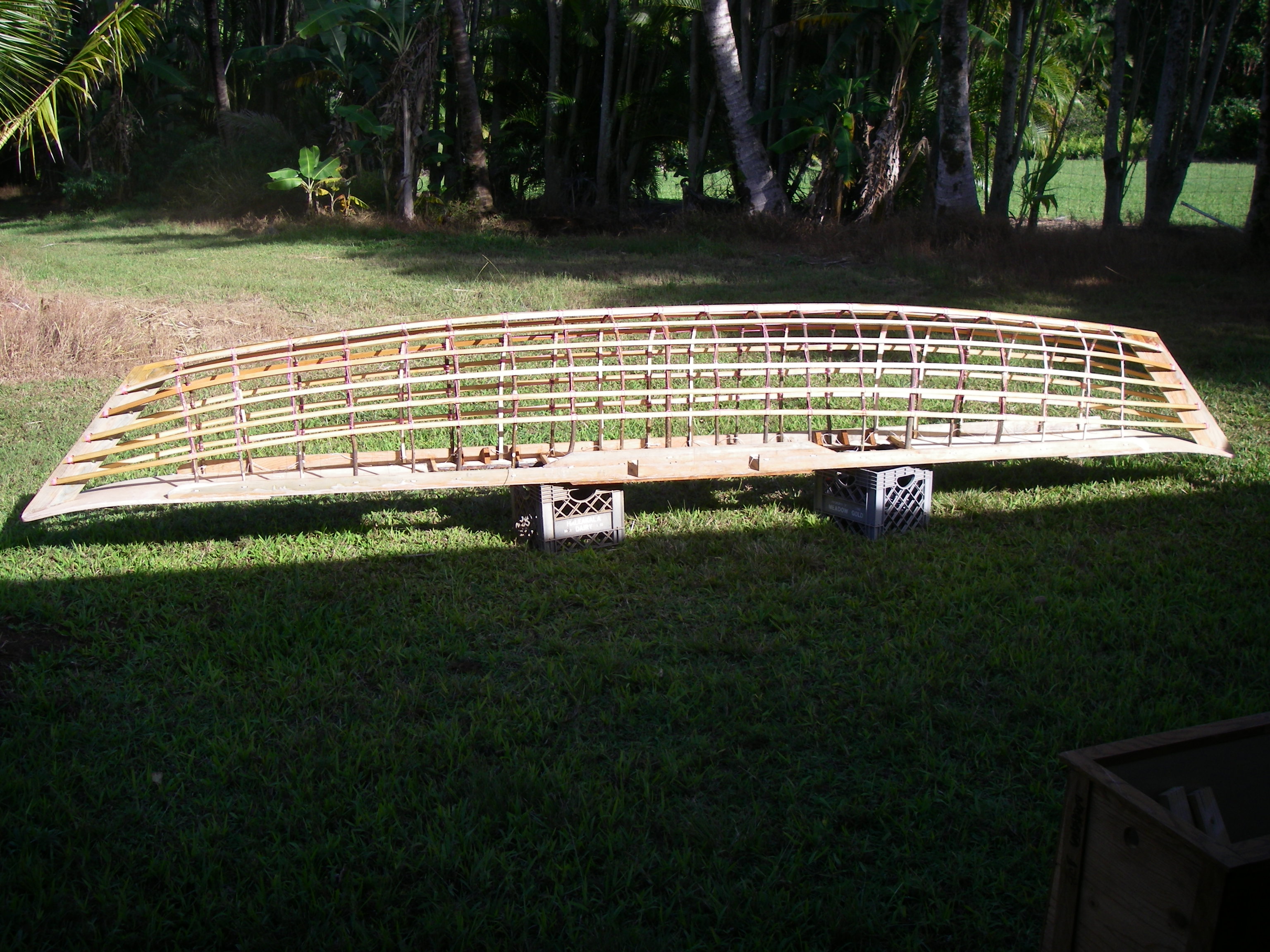 Sailing Canoe Chapter 5: Hull Frame Finishing